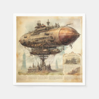 Vintage Steampunk Zeppelin (10)