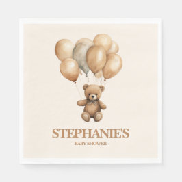 Servilleta De Papel Vintage Teddy Se Levanta Para Evitar La Neutralida