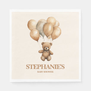 Servilleta De Papel Vintage Teddy Se Levanta Para Evitar La Neutralida