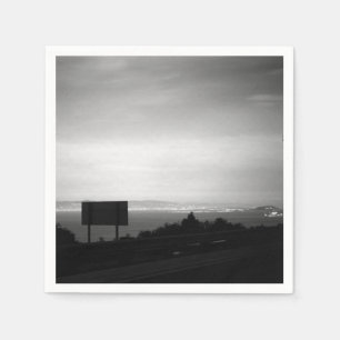 Servilleta De Papel Vintage USA California San Francisco bay Alcatraz