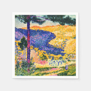 Servilleta De Papel Vintage Valley con pintura de Fir