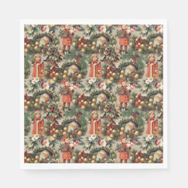 Servilleta De Papel Vintage Victorian Christmas Baubles