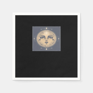 Servilleta De Papel Vintage Whimsigoth Moon