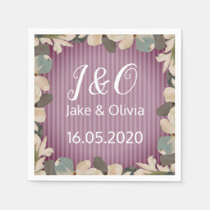 Servilleta De Papel Violetas de época