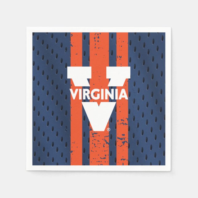 Servilleta De Papel Virginia Cavaliers Jersey (Anverso)