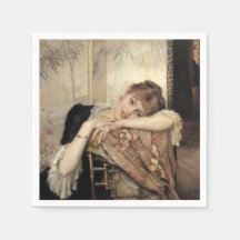Virginie (La mujer parisina) (de Albert Edelfelt)