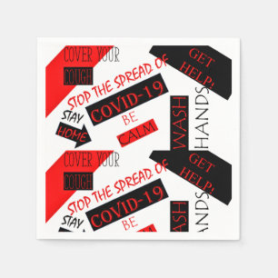 SERVILLETA DE PAPEL VIRUS DE CORONA