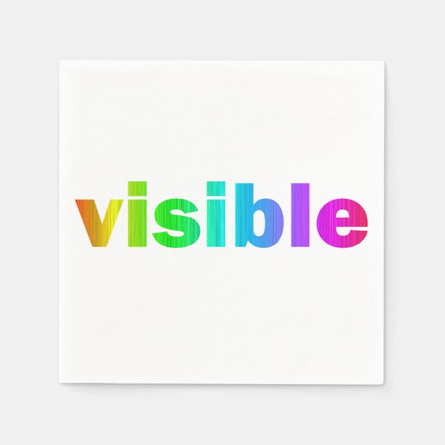 Servilleta De Papel Visible (Anverso)