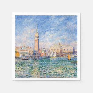 Servilleta De Papel Vista de Venecia por Renoir