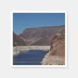 Servilleta De Papel Vista desde la represa Hoover 2016