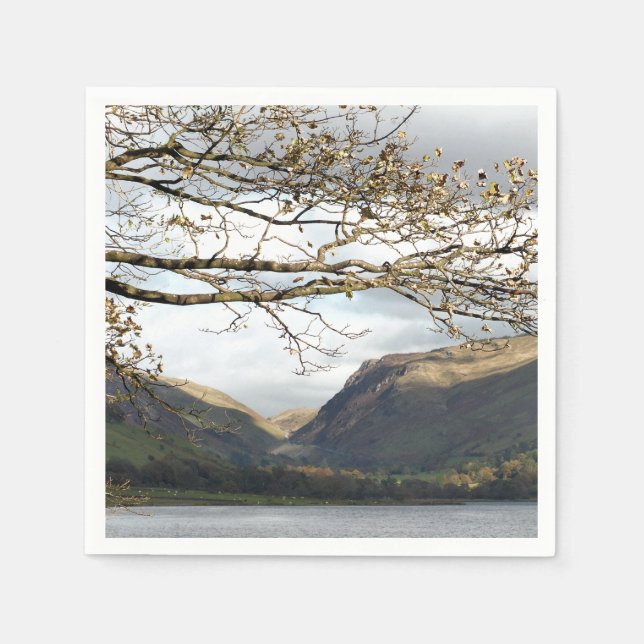 SERVILLETA DE PAPEL VISTAS DE GALES (Anverso)