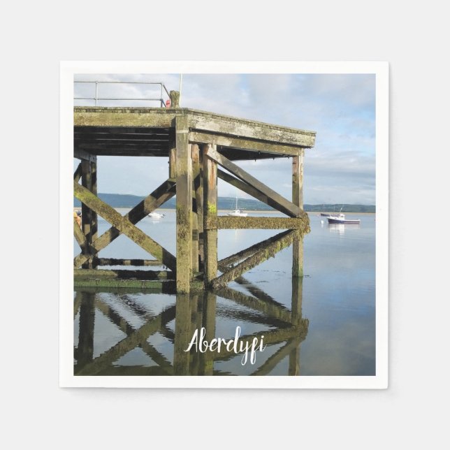 SERVILLETA DE PAPEL VISTAS DE GALES (Anverso)