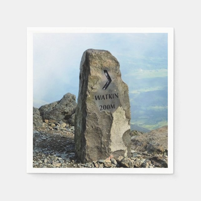 SERVILLETA DE PAPEL VISTAS DE GALES (Anverso)