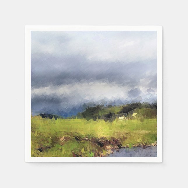 SERVILLETA DE PAPEL VISTAS DE GALES (Anverso)