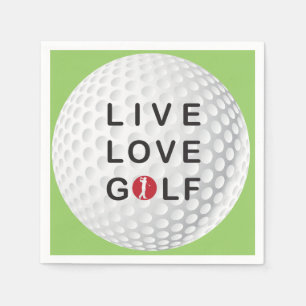 Servilleta De Papel viva, ame las servilletas del golf