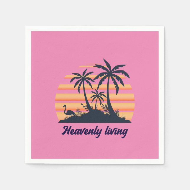 SERVILLETA DE PAPEL VIVIENDO CON SALUD (Anverso)