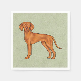 Servilleta De Papel Vizsla húngara lindo Personalizado puntero perro v