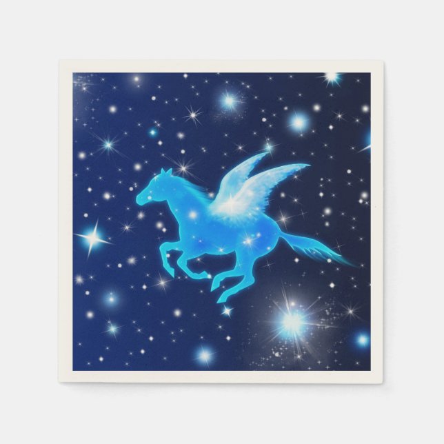 Servilleta De Papel Volando Pegasus (Anverso)