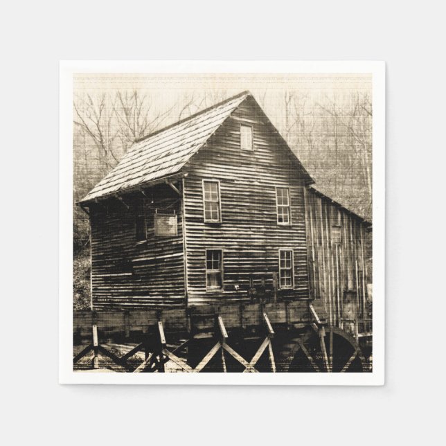 Servilleta De Papel Volante de agua de cosecha (Anverso)