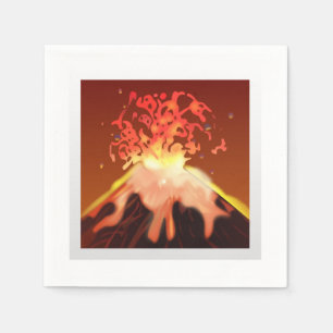 Servilleta De Papel Volcán - Emoji
