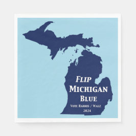 Servilleta De Papel Voltear Michigan Blue en 2024