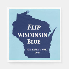 Servilleta De Papel Voltear Wisconsin Blue en 2024