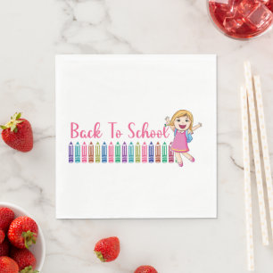 Servilleta De Papel volver a la escuela