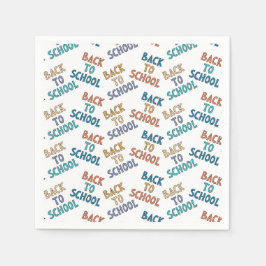 Servilleta De Papel Volver a la escuela