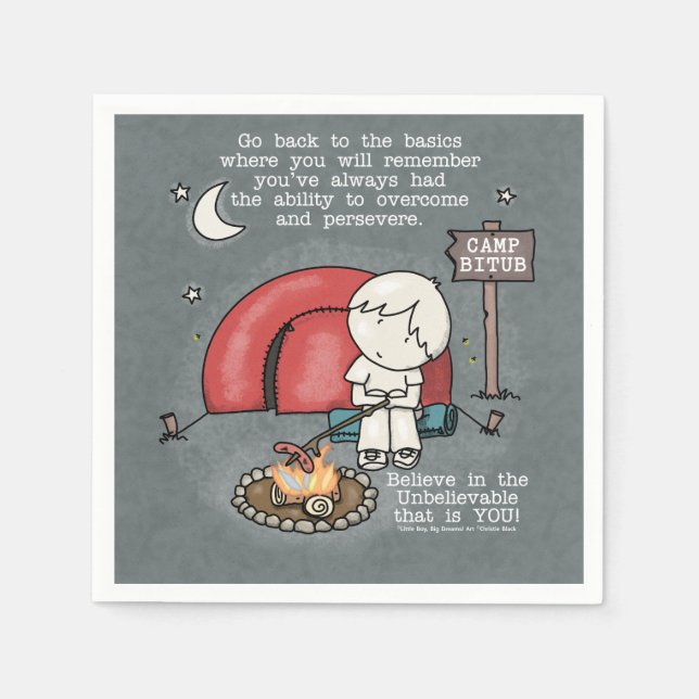 Servilleta De Papel Volver a lo básico (Anverso)