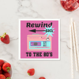 Servilleta De Papel Volver a los años 80