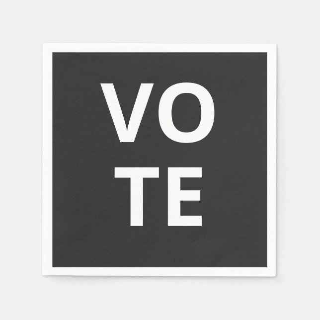 Servilleta De Papel Votación (Anverso)