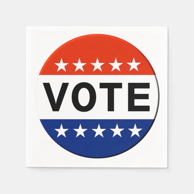 Servilleta De Papel Votación 2026 Elecciones de mitad de período (Anverso)