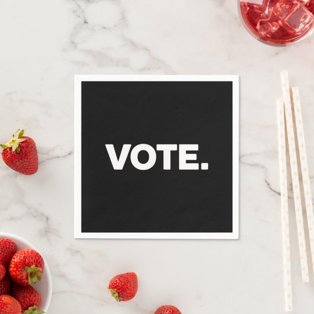 Servilleta De Papel Votación Elección 2024 Dotación (In situ)