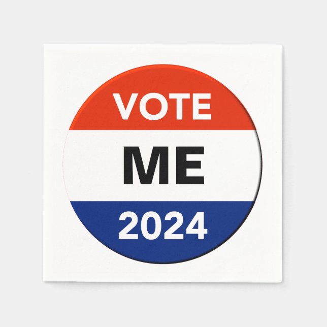 Servilleta De Papel Votación personal Campaña electoral presidencial 2 (Anverso)