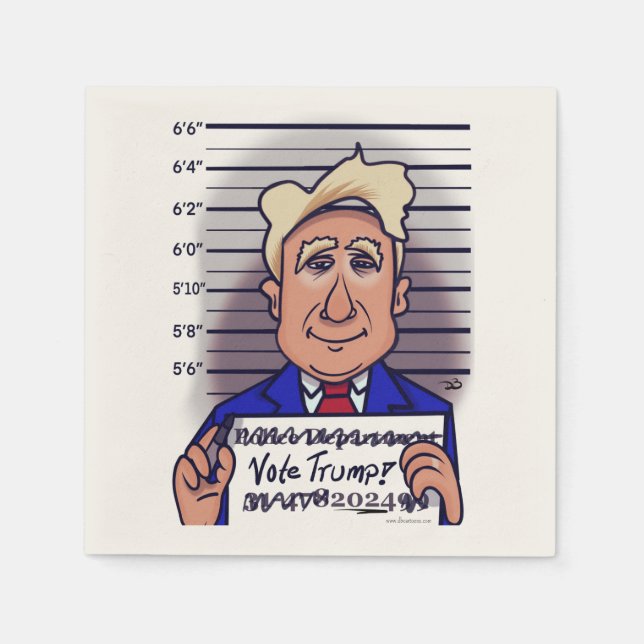 Servilleta De Papel Votar a Trump (Anverso)