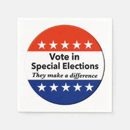 Servilleta De Papel Votar elecciones especiales