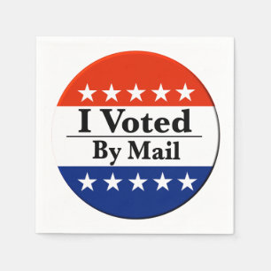 Servilleta De Papel Voté Por Correo
