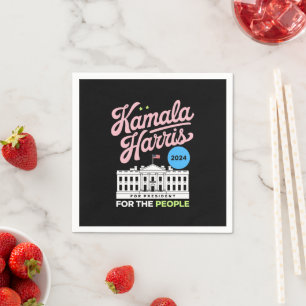 Servilleta De Papel Voto azul demócrata social Kamala Harris 2024