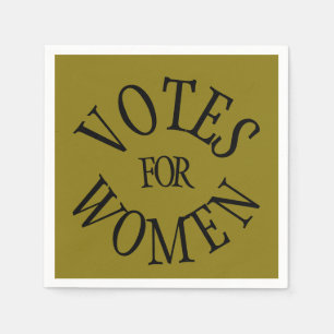 Servilleta De Papel Votos para las mujeres 100 años de diecinueveavo
