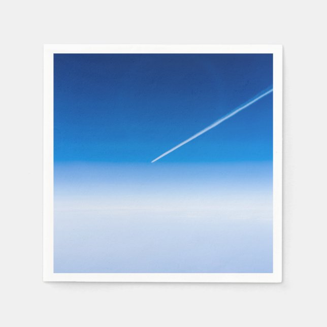 Servilleta De Papel Vuelo sobre las nubes (Anverso)