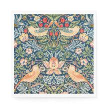 Servilleta de papel W Morris Strawberry Thief
