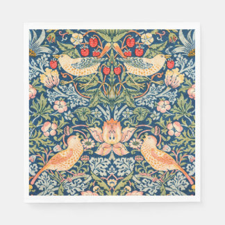 Servilleta De Papel W Morris Strawberry Thief Paper Napkin