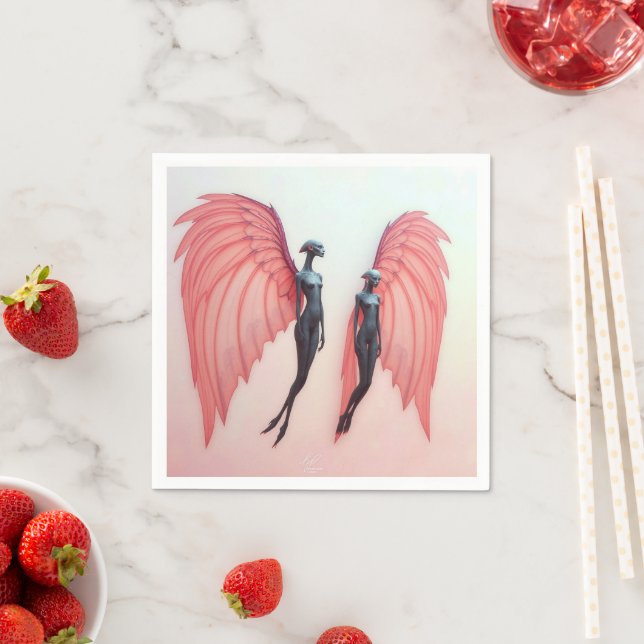 Servilleta De Papel „Wächterinnen der Zwischenwelt“   (In situ)