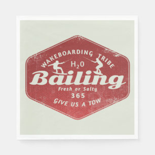 Servilleta De Papel Wakeboarding