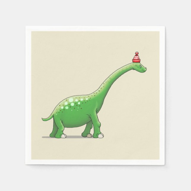 Servilleta De Papel Walter el dinosaurio (Anverso)