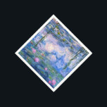 Servilleta De Papel Water Lilies<br><div class="desc">.Water Lilies es una serie de más de 200 pinturas al óleo del impresionista francés Claude Monet. Este cuadro,  que se terminó en 1919,  está decorado en tonos azules y rosas.</div>