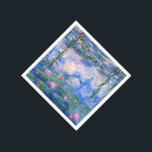 Servilleta De Papel Water Lilies<br><div class="desc">.Water Lilies es una serie de más de 200 pinturas al óleo del impresionista francés Claude Monet. Este cuadro,  que se terminó en 1919,  está decorado en tonos azules y rosas.</div>