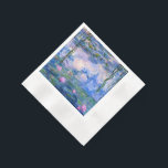 Servilleta De Papel Water Lilies<br><div class="desc">.Water Lilies es una serie de más de 200 pinturas al óleo del impresionista francés Claude Monet. Este cuadro,  que se terminó en 1919,  está decorado en tonos azules y rosas.</div>