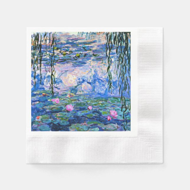 Servilleta De Papel Water Lilies, 1919, de Monet (Anverso)
