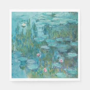 Servilleta De Papel Water Lilies (por Claude Monet, 1915)